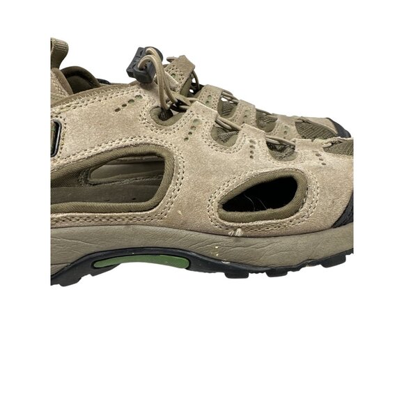 Lands End Suede & Mesh Outdoor Hiking Sandals Men's Size 9B - Picture 2 of 10